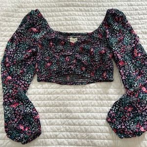 Floral crop top!